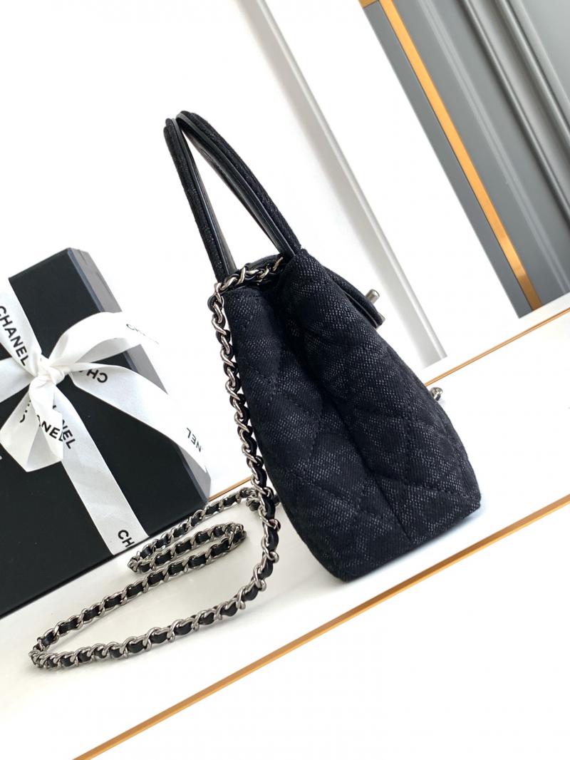 Chanel Mini Kelly Denim Shopping Bag AS4416