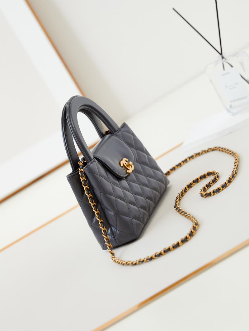 Chanel Mini Kelly Shopping Bag AS4416 Dark Grey