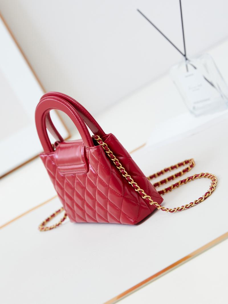 Chanel Mini Kelly Shopping Bag AS4416 Red