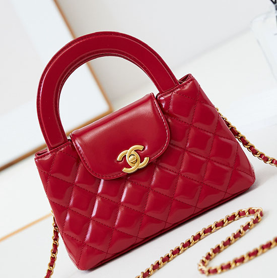 Chanel Mini Kelly Shopping Bag AS4416 Red