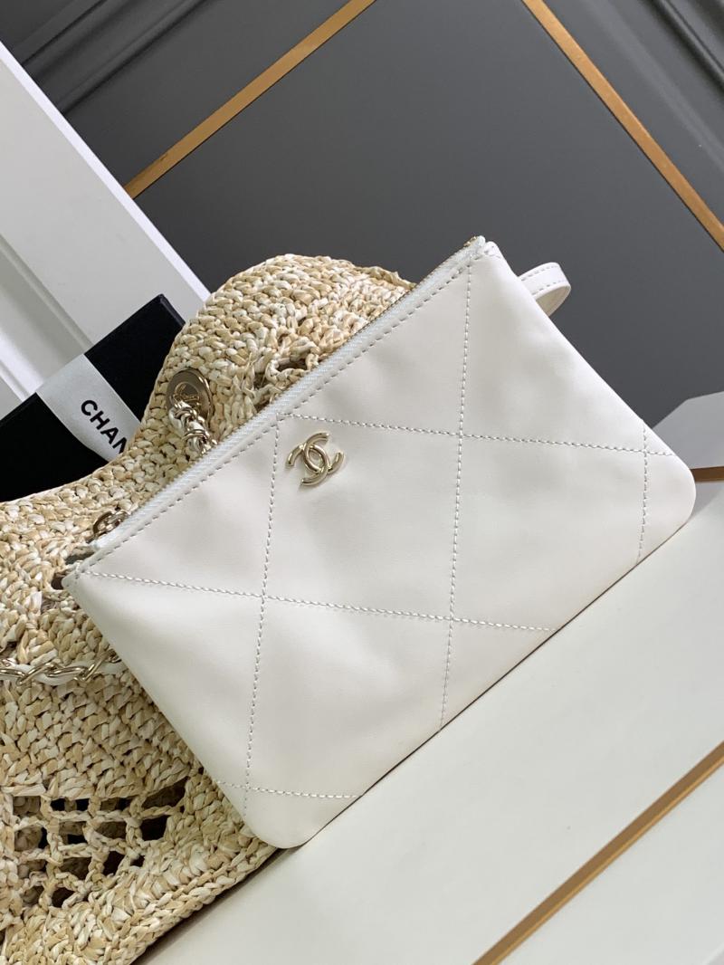 Chanel Raffia Small Tote AS4714 Beige