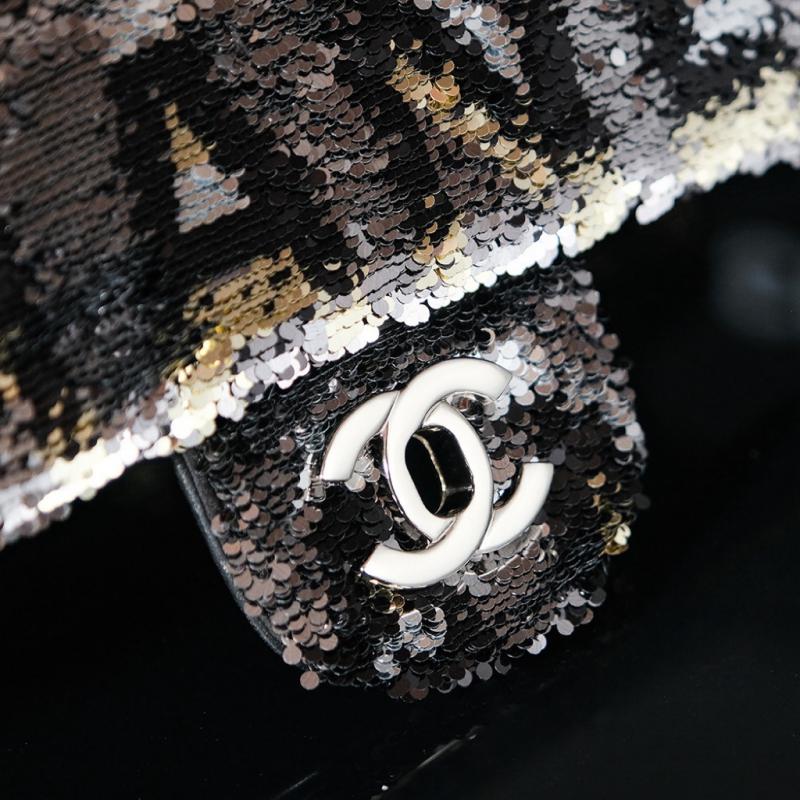 Chanel Sequins Medium Flap Evening Bag CF25