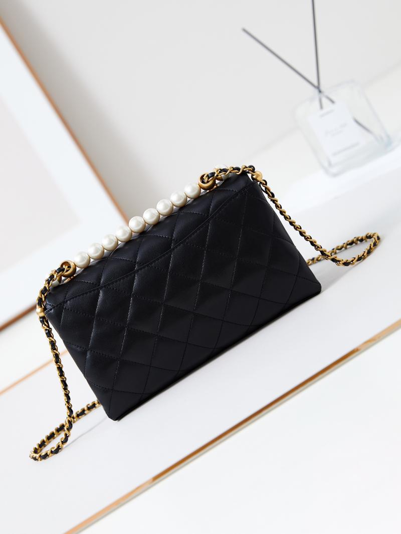 Chanel Small Flap Bag with Top Handle AS4997 Black