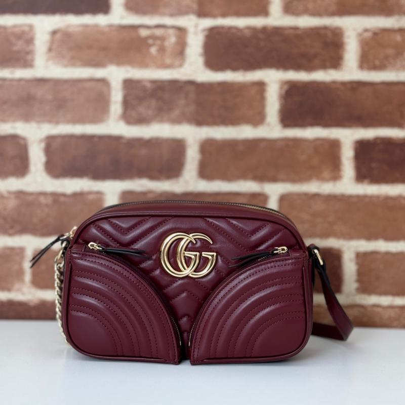 Gucci GG Marmont Small Shoulder Bag 798715 Burgundy