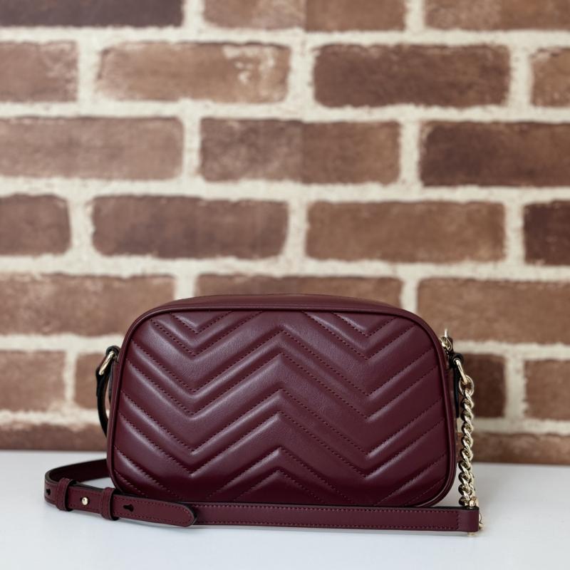 Gucci GG Marmont Small Shoulder Bag 798715 Burgundy