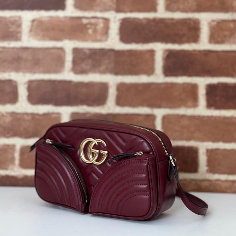 Gucci GG Marmont Small Shoulder Bag 798715 Burgundy