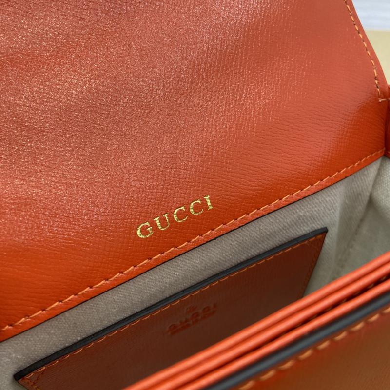 Gucci Horsebit 1955 Leather Mini Top Handle Bag 781387 Orange