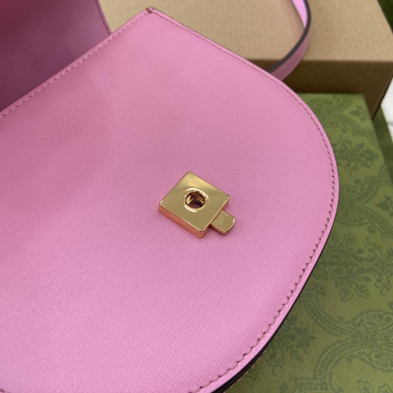 Gucci Horsebit 1955 Leather Mini Top Handle Bag 781387 Pink