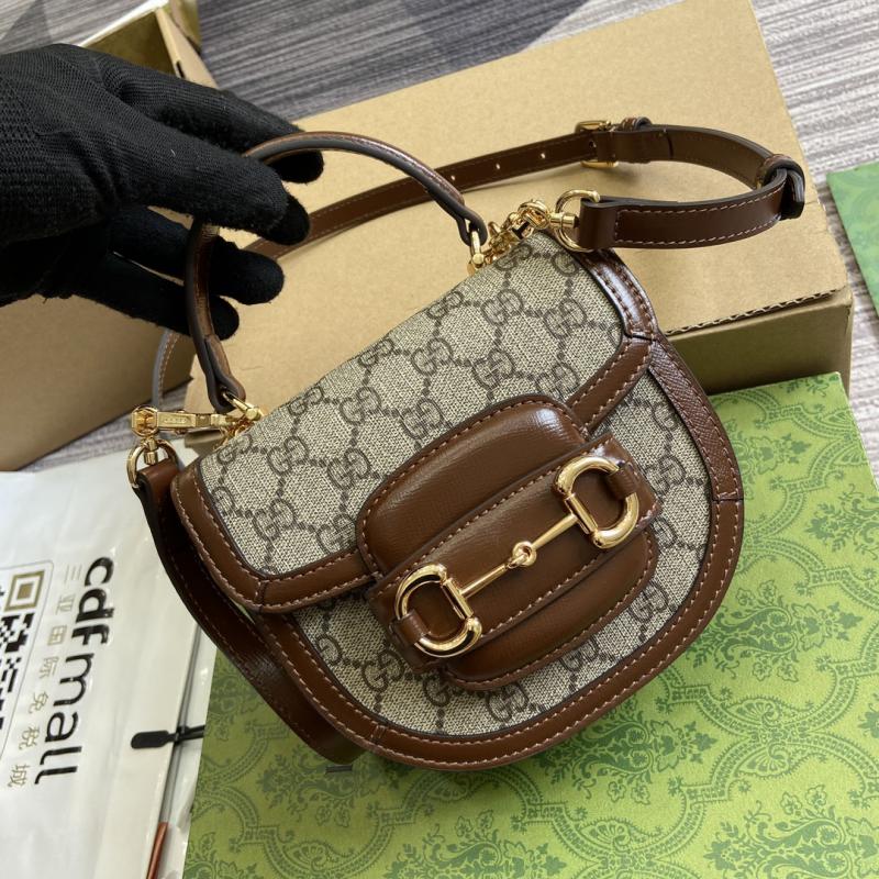 Gucci Horsebit 1955 Mini Top Handle Bag Beige 781387