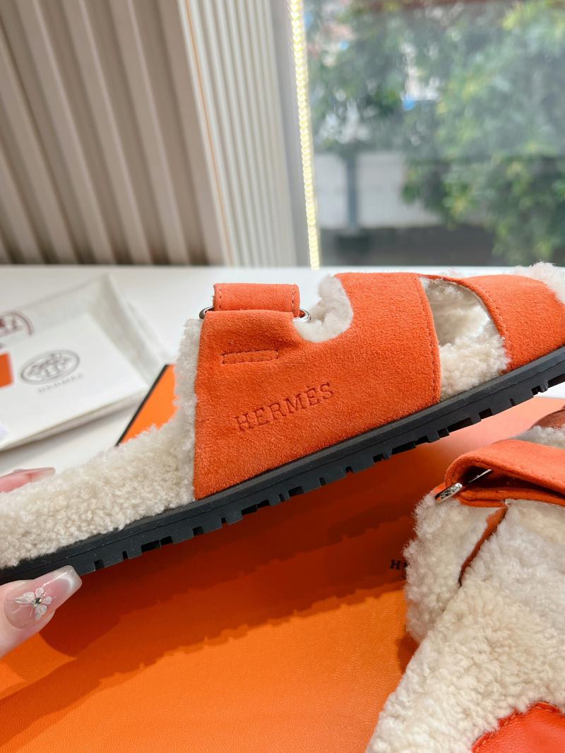 Hermes Chypre Wool Sandals SHS82001