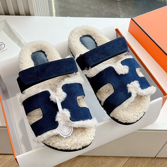 Hermes Chypre Wool Sandals SHS82002