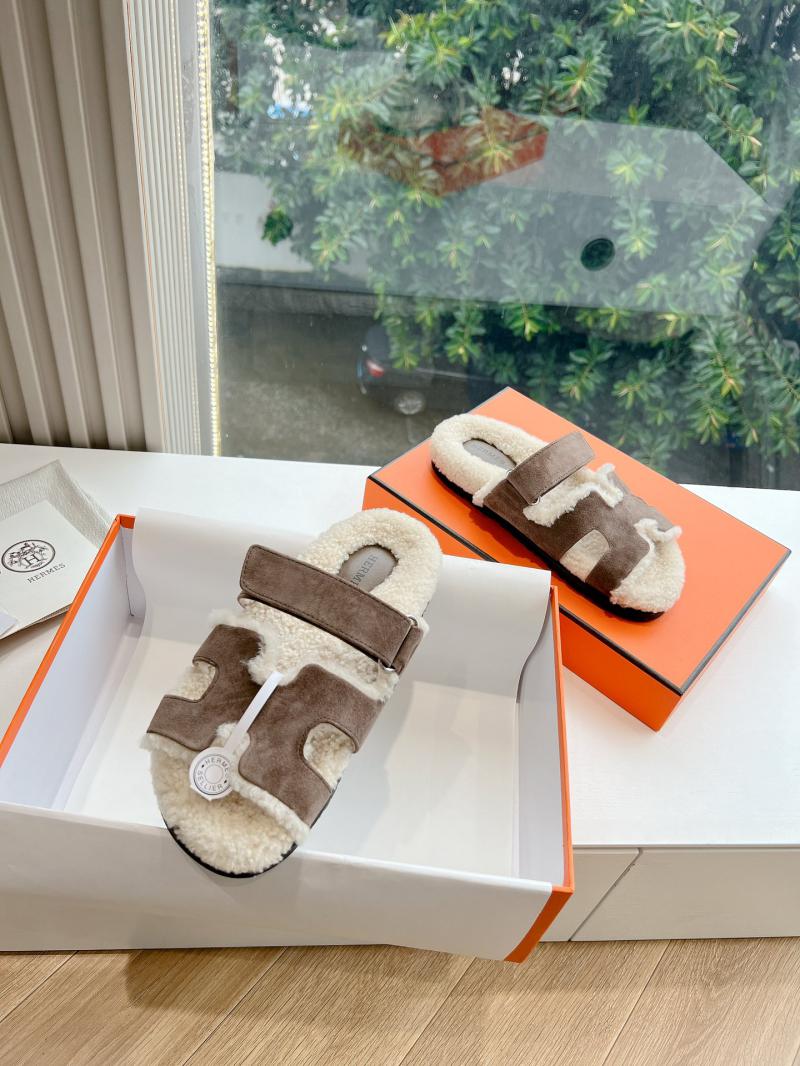 Hermes Chypre Wool Sandals SHS82003