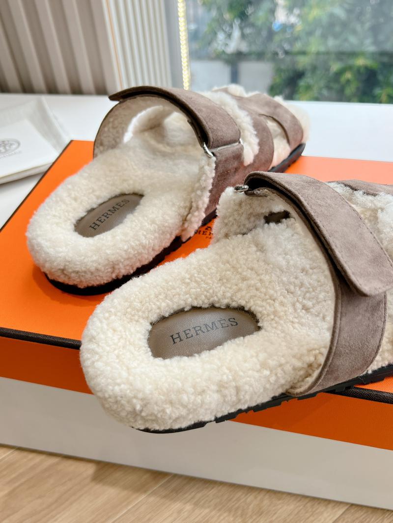 Hermes Chypre Wool Sandals SHS82003