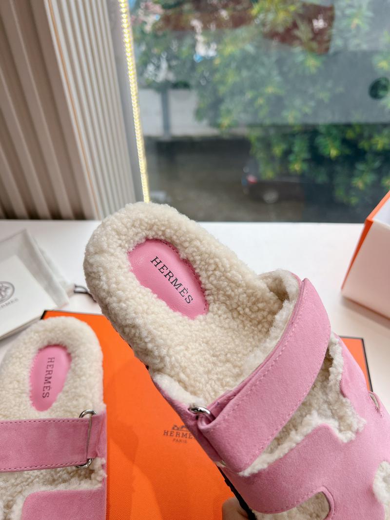 Hermes Chypre Wool Sandals SHS82004