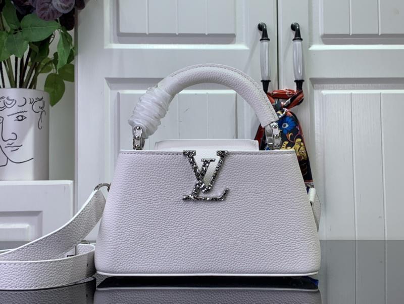 Louis Vuitton Capucines East-West Mini M24671 White