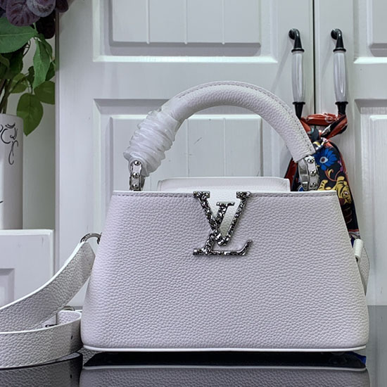 Louis Vuitton Capucines East-West Mini M24671 White