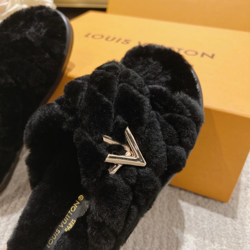 Louis Vuitton Wool Slippers SLS82602