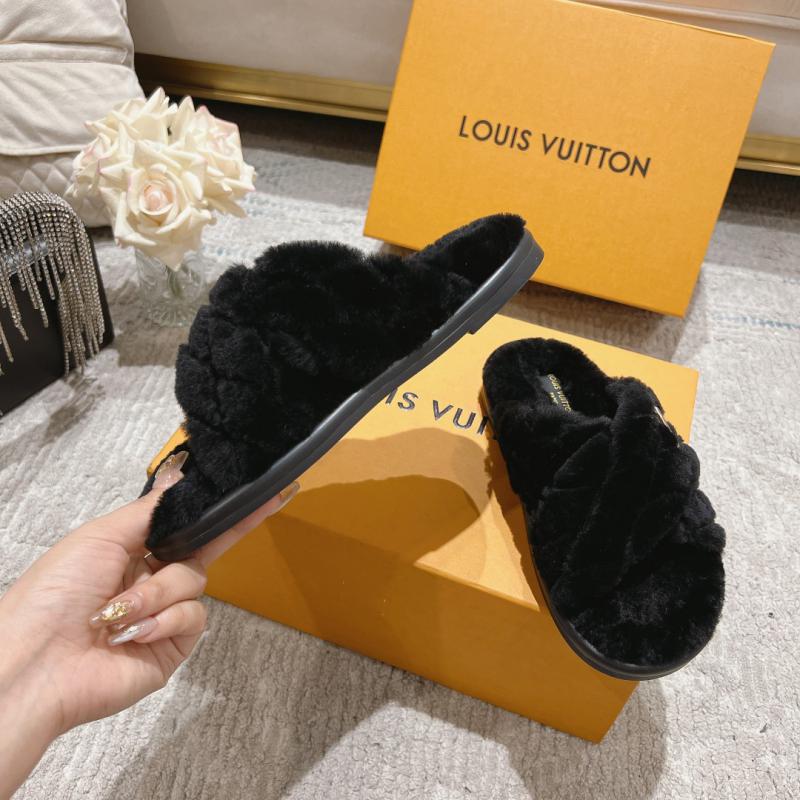 Louis Vuitton Wool Slippers SLS82602