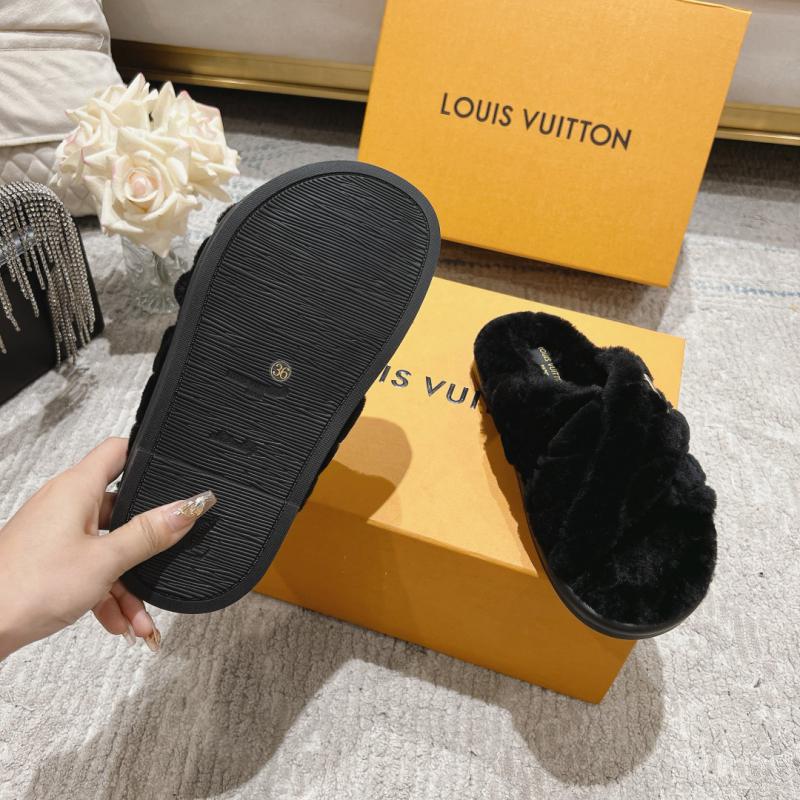 Louis Vuitton Wool Slippers SLS82602