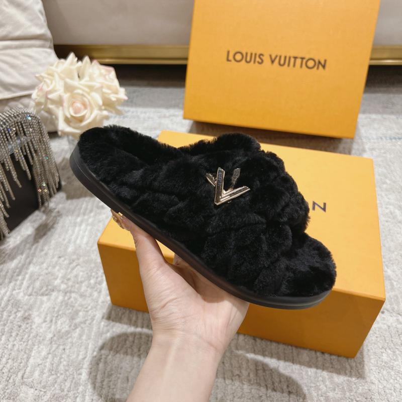 Louis Vuitton Wool Slippers SLS82602