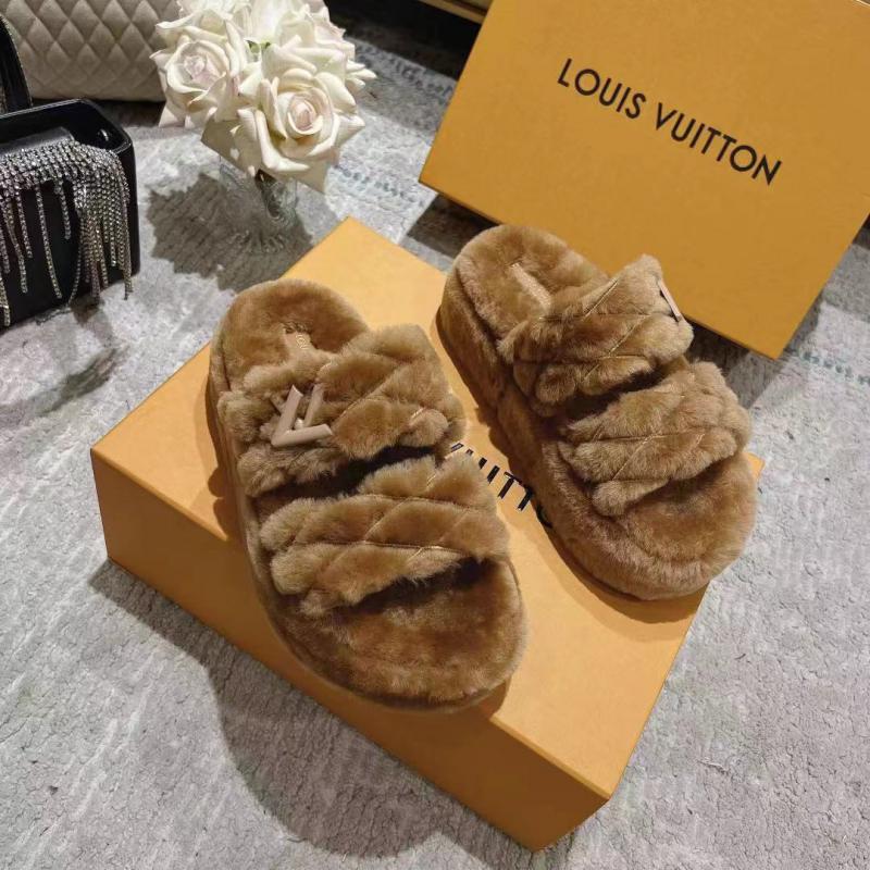 Louis Vuitton Wool Slippers SLS82603