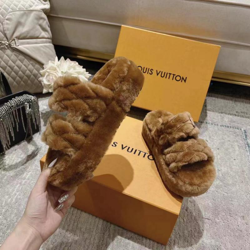 Louis Vuitton Wool Slippers SLS82603