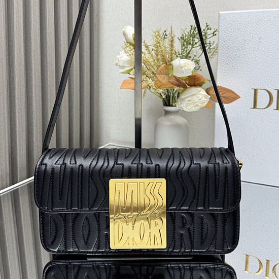 Miss Dior Flap Bag Black M2610