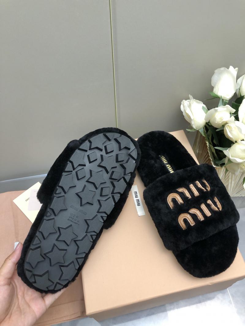 Miu Wool Slippers SMS82601