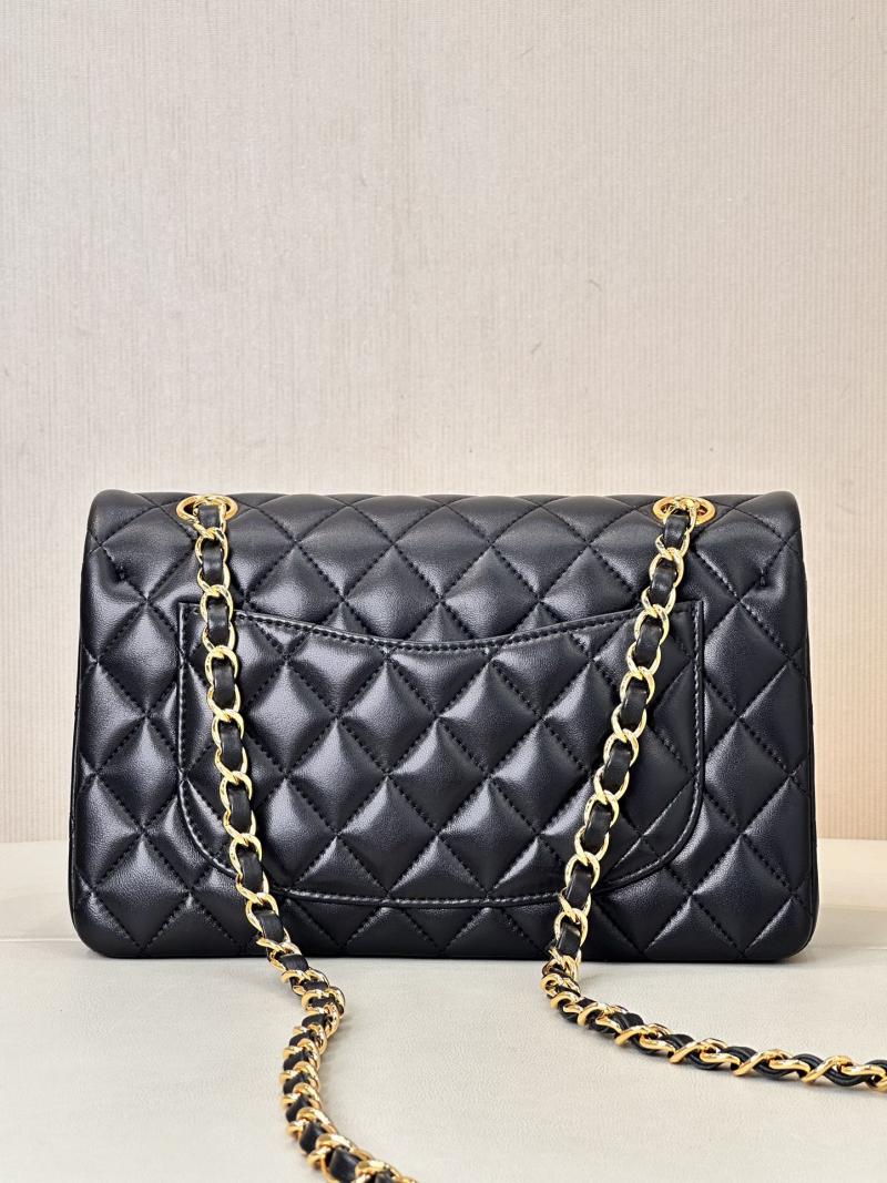 Small Chanel Lambskin Flap Bag A01117 Black