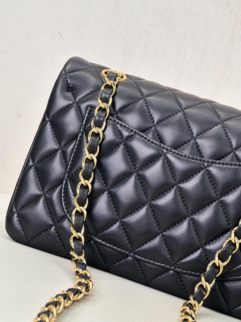 Small Chanel Lambskin Flap Bag A01117 Black