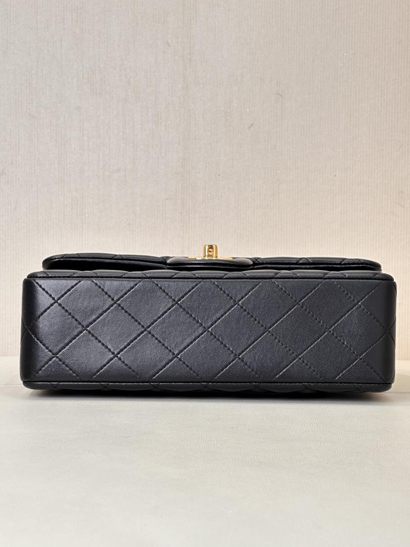 Small Chanel Lambskin Flap Bag A01117 Black