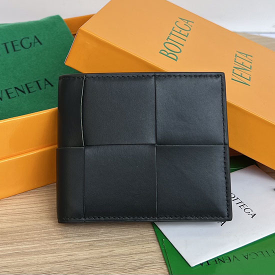 Bottega Veneta Cassette Bi-Fold Wallet 649603 Deep Green