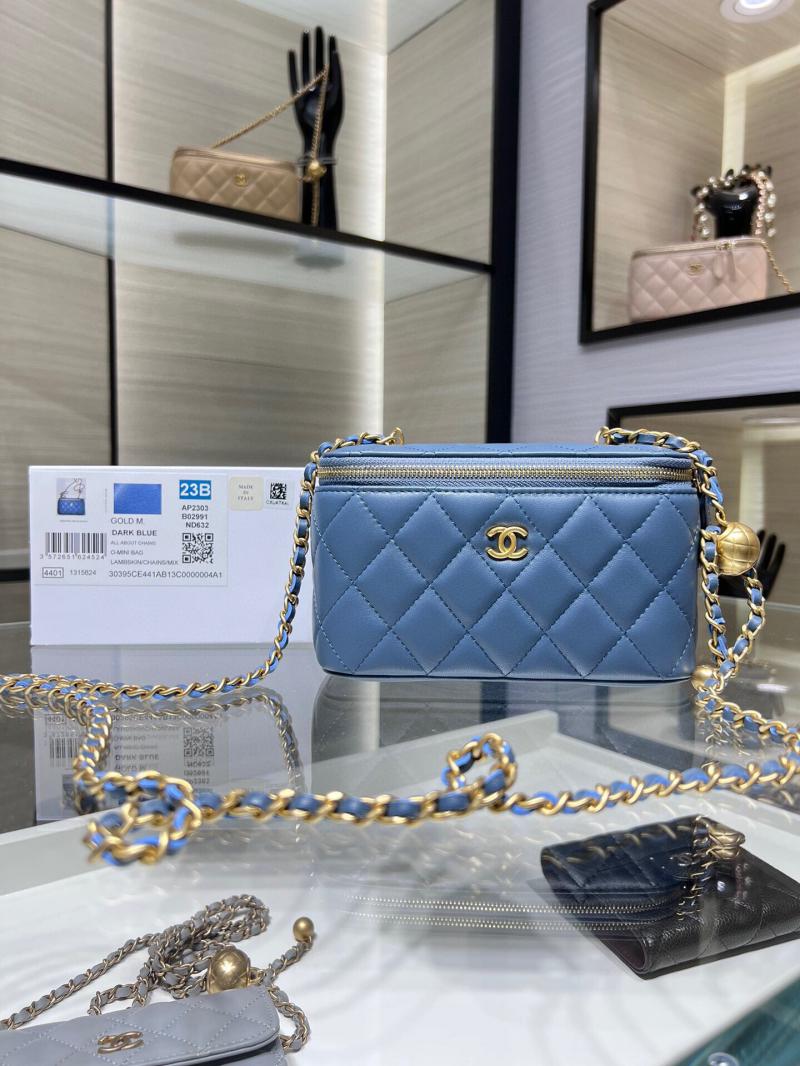 Chanel Clutch With Chain AP2303 Blue