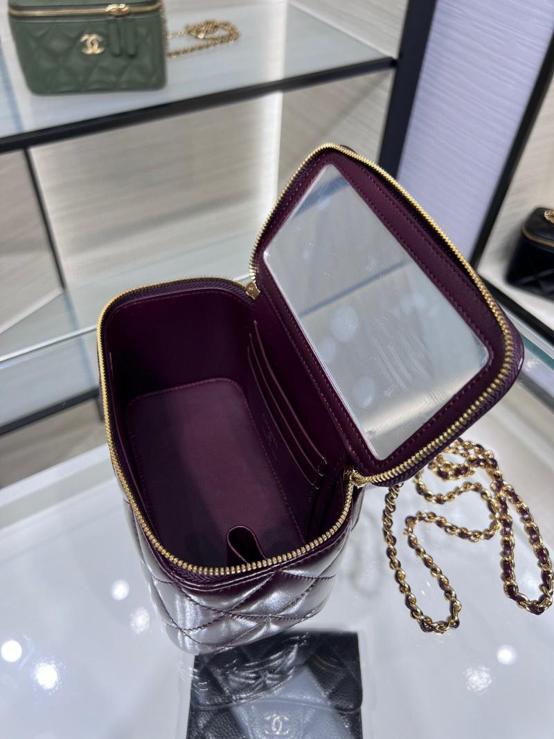 Chanel Clutch With Chain AP4168 Burgundy