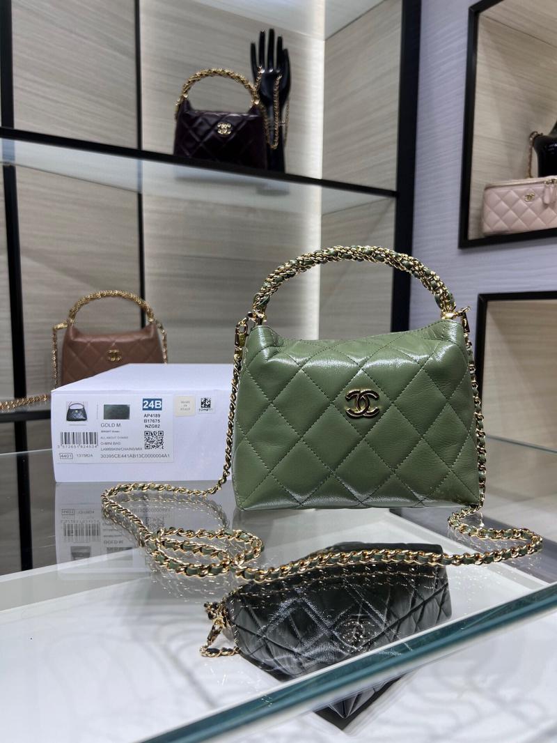 Chanel Clutch With Chain AP4189 Green