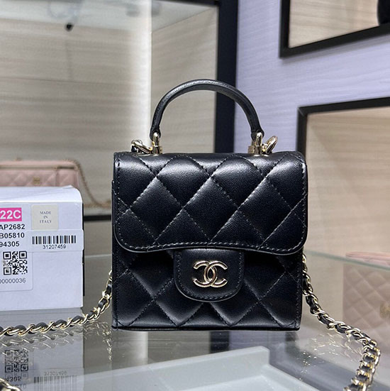 Chanel Clutch With Chain Black AP2682 Black