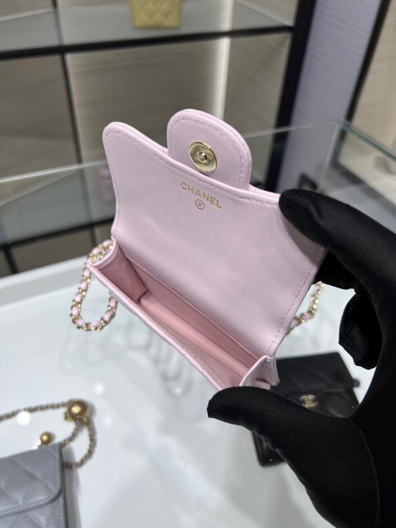 Chanel Flap Coin Purse With Chain AP2200 Pink