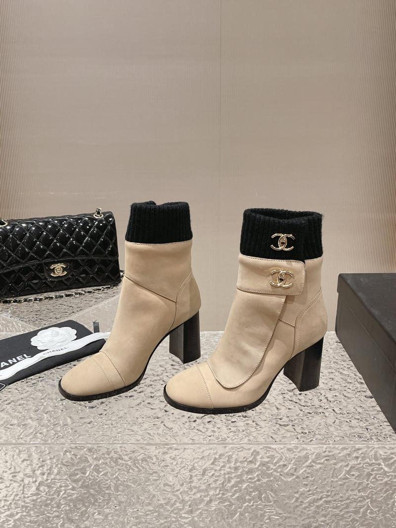 Chanel Leather Boots SCB90501