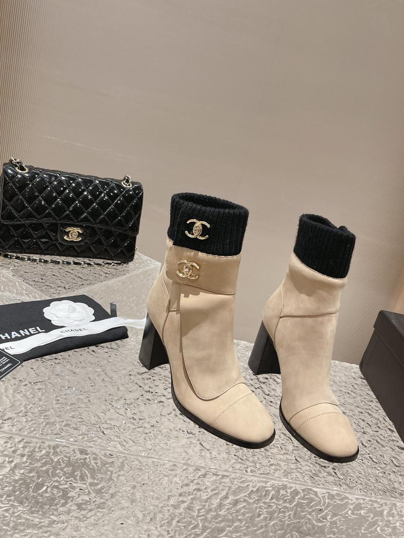 Chanel Leather Boots SCB90501