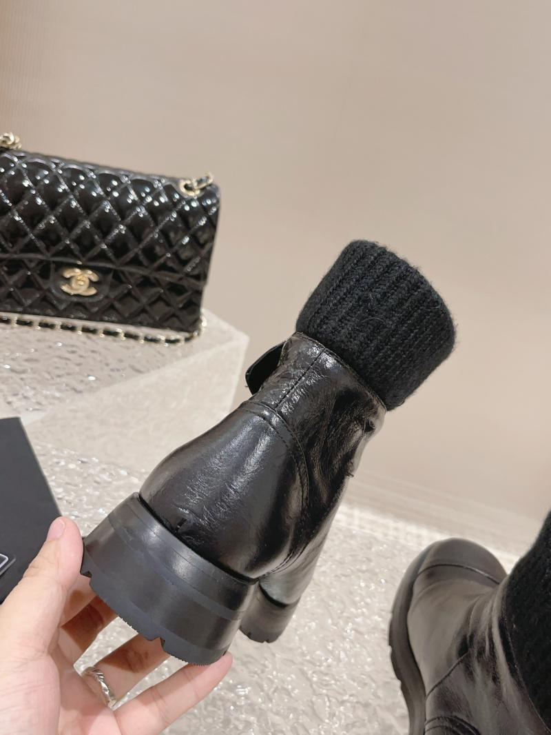 Chanel Leather Boots SCB90502