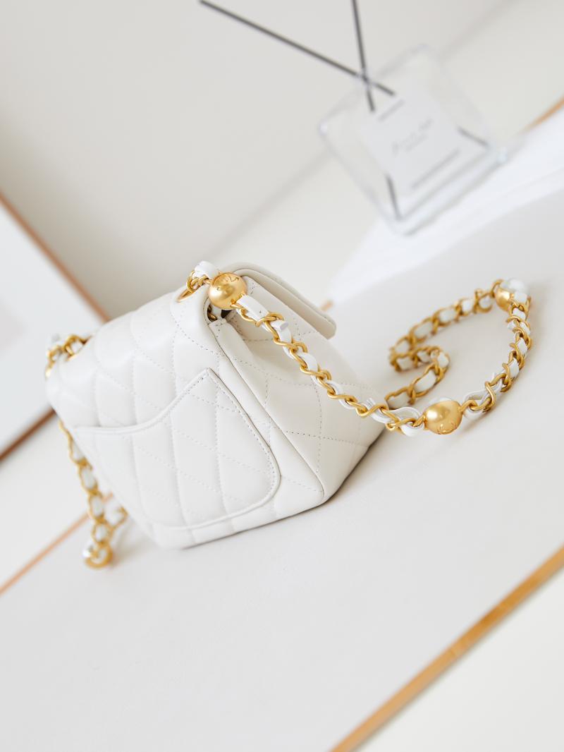 Chanel Mini Flap Bag AS4946 White