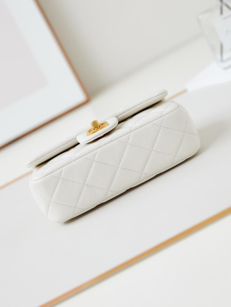 Chanel Mini Flap Bag AS4947 White