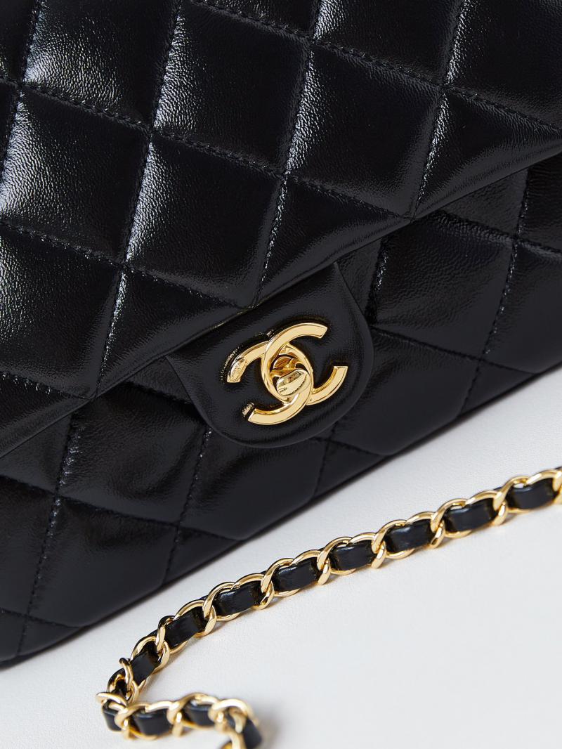 Chanel Mini Flap Bag With Top Handle AS5043 Black