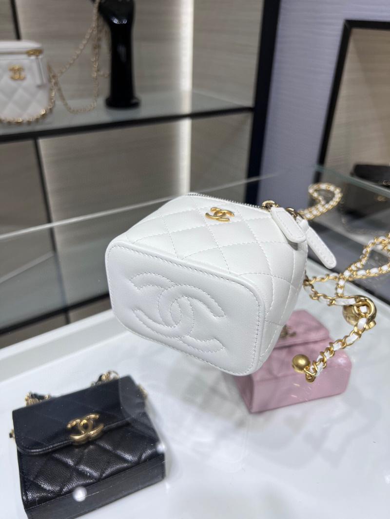 Chanel Mini Vanity Case AP1147 White