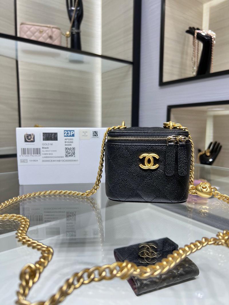 Chanel Mini Vanity Case AP3203 Black