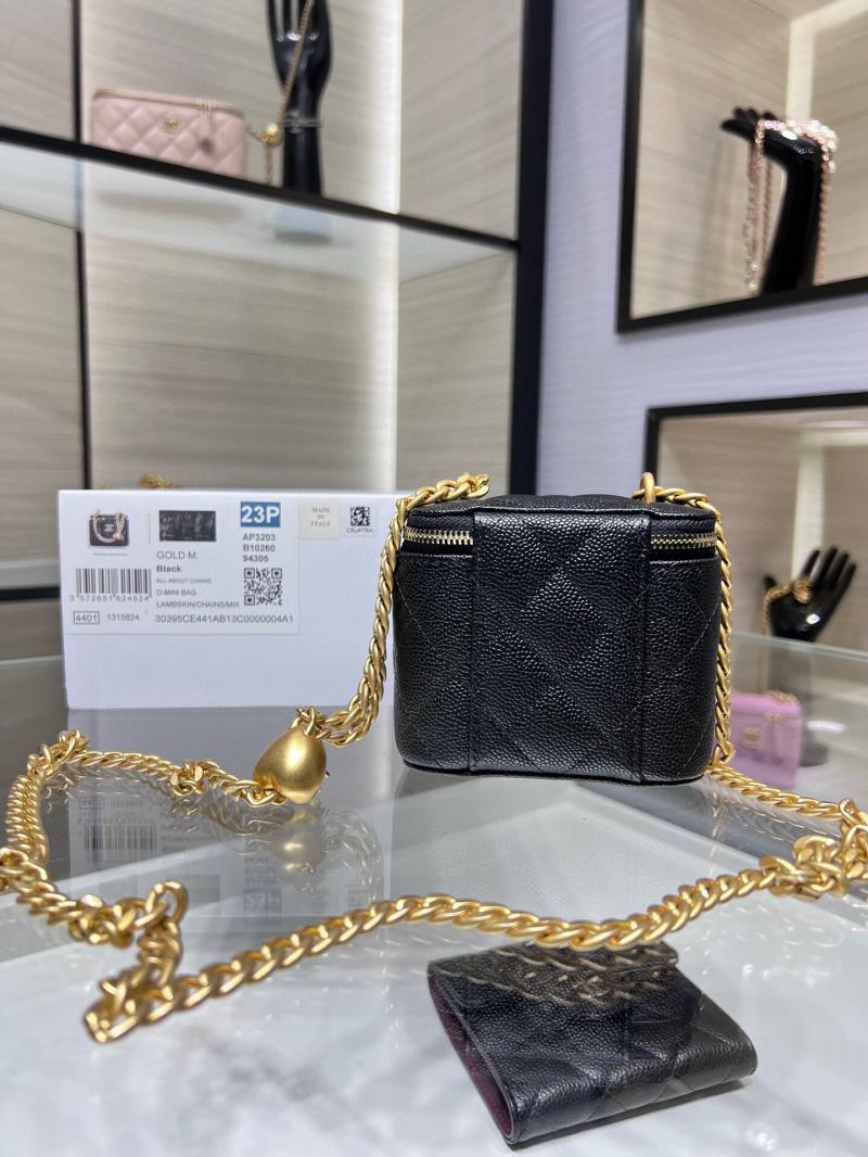 Chanel Mini Vanity Case AP3203 Black