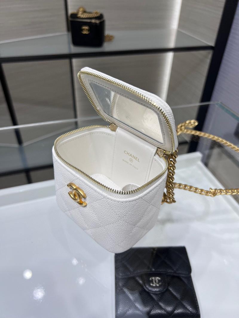 Chanel Mini Vanity Case AP3203 White