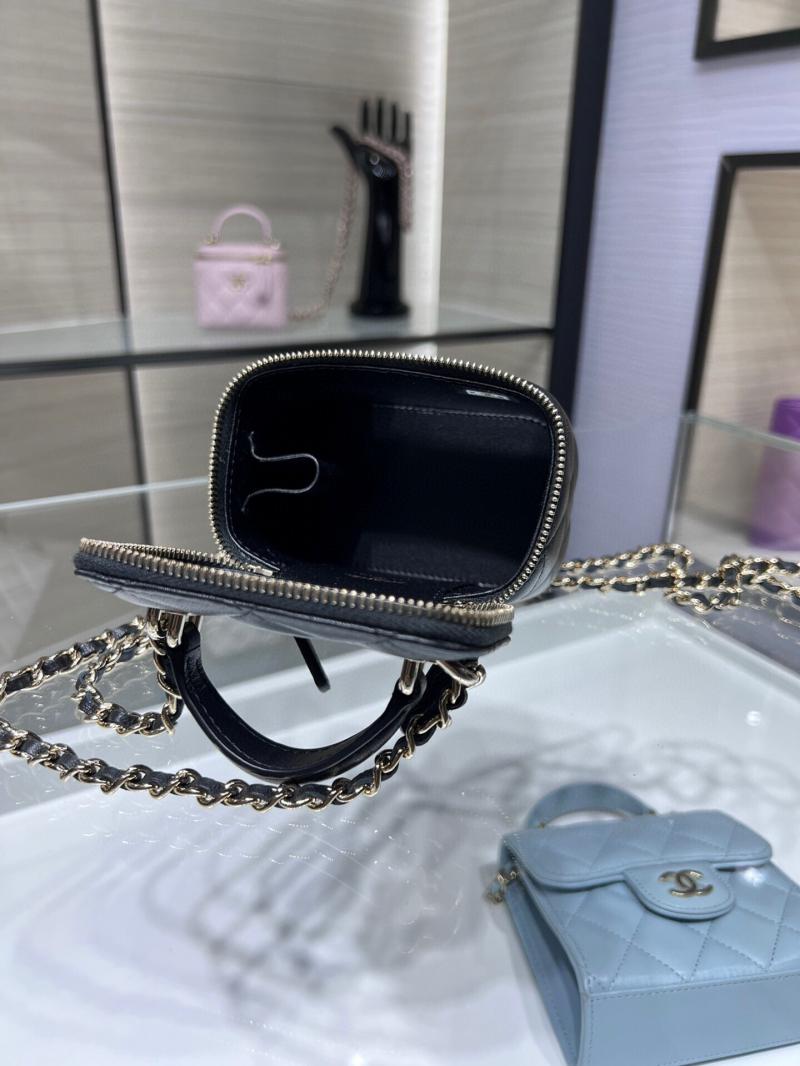 Chanel Mini Vanity With Chain AP2198 Black