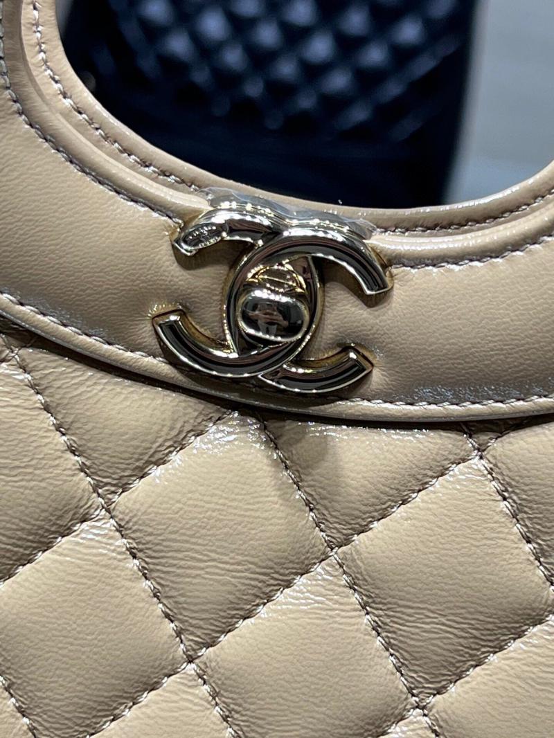 Chanel Shiny Lambskin 31 Mini Shopping Bag AS4133 Beige