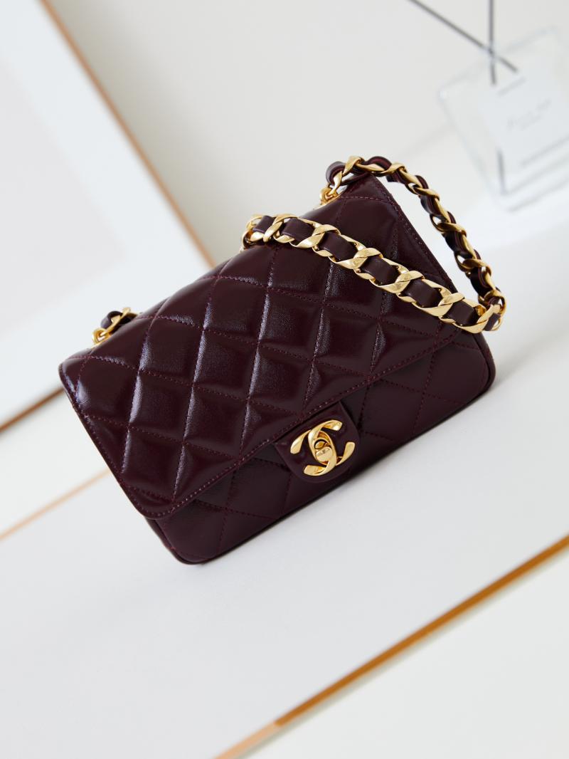 Chanel Shoulder Bag AS5123 Burgundy